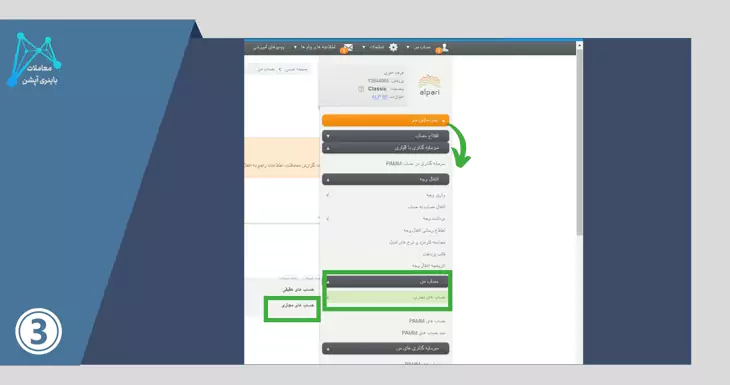 نحوه افتتاح حساب دمو در آلپاری اموزش افتتاح حساب دمو در الپاری حساب دمو آلپاری حساب دمو الپاری 