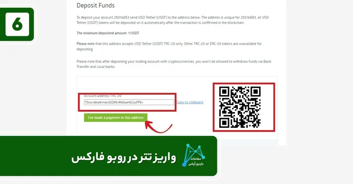 واریز تتر به روبو فارکسبرداشت از روبوفارکس برداشت پول از روبو فارکس برداشت پول از روبوفارکس