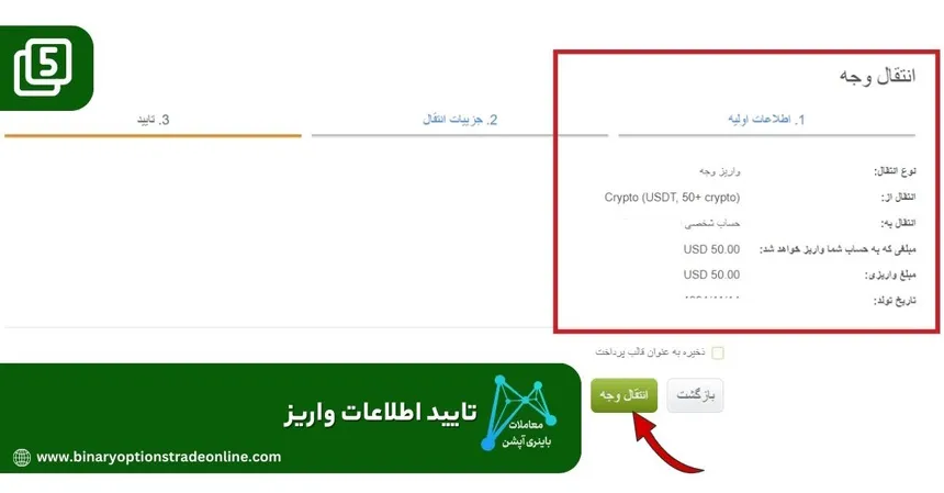 آموزش واریز تتر به آلپاریانواع حساب های آلپاری برداشت از آلپاری برداشت تتر از آلپاری